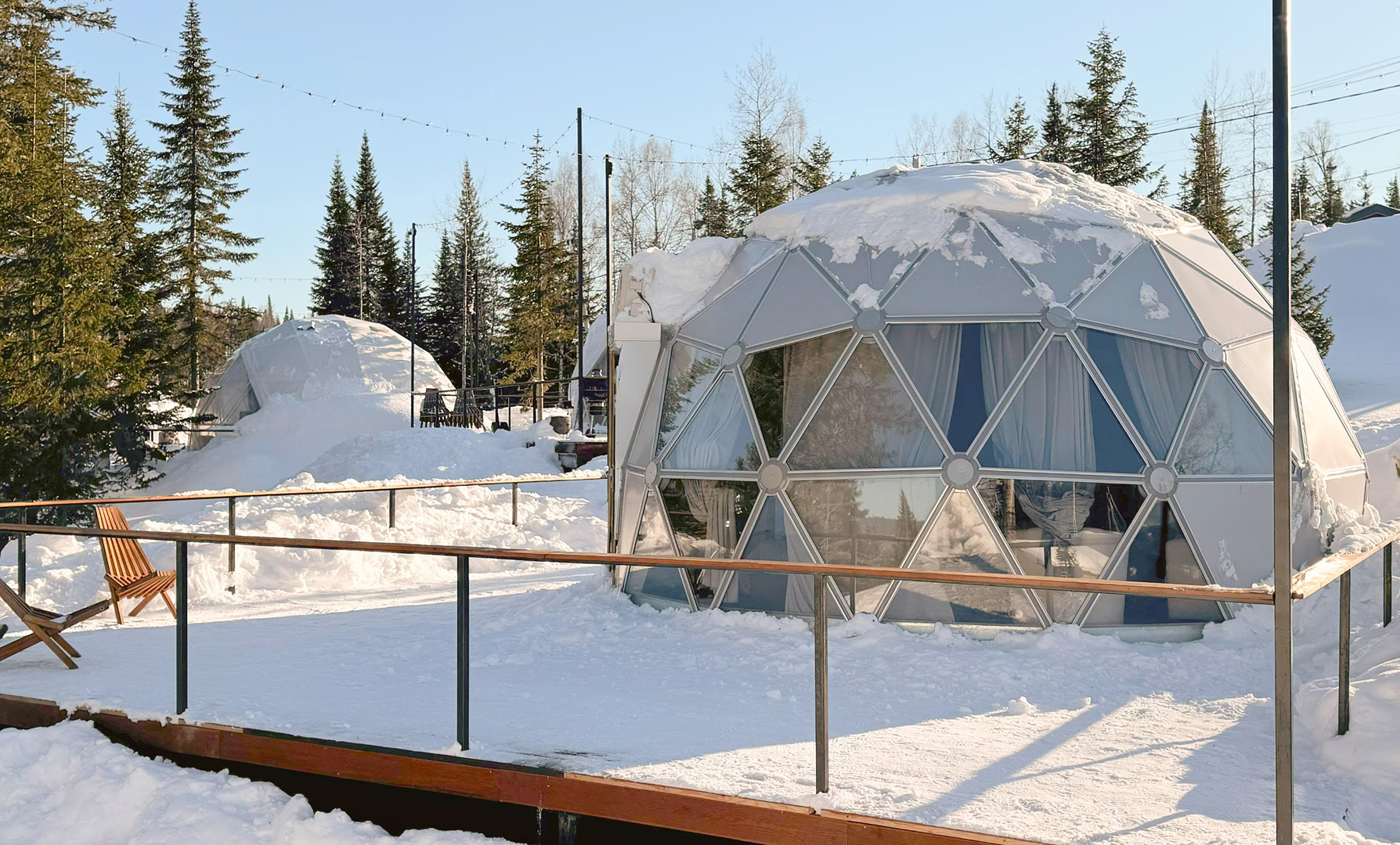 Купольный дом «WOOD»